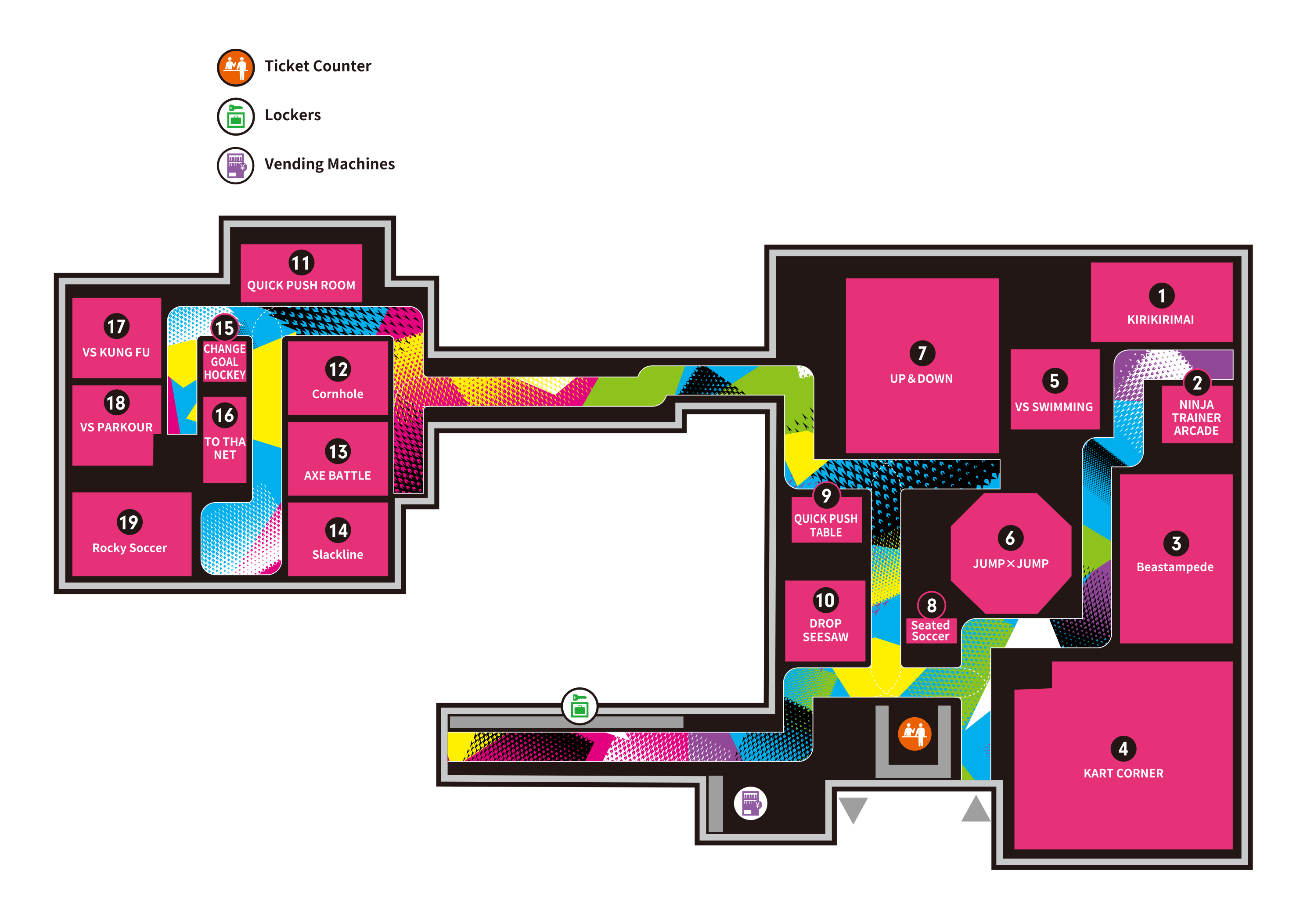 VS CHALLENGE KL floor map